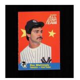 1986 Fleer #1 Don Mattingly Fleer All-Star Team NM