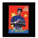 1986 Fleer #7 Rickey Henderson Fleer All-Star Team