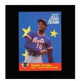 1986 Fleer #10 Dwight Gooden Fleer All-Star Team N