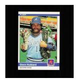 1984 Fleer #182 Glenn Hubbard NM MT
