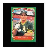 1987 Fleer Star Stickers #19 Jose Canseco NM MT