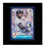 1986 Fleer #108 Rickey Henderson NM MT