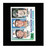 1982 Topps #21 Orioles Future Stars Cal Ripken Jr.