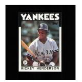 1986 Topps #500 Rickey Henderson NM MT