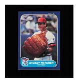 1986 Fleer #396 Mickey Hatcher NM MT
