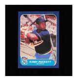 1986 Fleer #401 Kirby Puckett NM MT