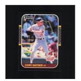 1987 Donruss #526 James Snyder Blue Mini-Diamond R