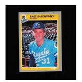 1985 Fleer #212 Bret Saberhagen NM MT