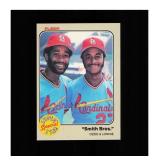 1983 Fleer #636 Smith Bros. (Ozzie Smith / Lonnie