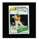 1980 Topps #482 Rickey Henderson ROOKIE