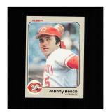 1983 Fleer #584 Johnny Bench NM MT