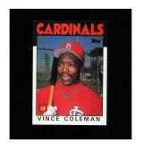 1986 Topps #370 Vince Coleman NM MT
