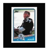 1988 Topps #327 Bo Jackson ROOKIE Clean Sharp Card