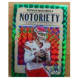 2024 Panini Mosaic #1 Patrick Hahomes GREEN PRIZM
