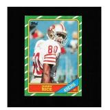 1986 Topps #161 Jerry Rice ROOKIE Clean Sharp Card