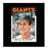 1986 Topps Traded #24T Will Clark ROOKIE NM MT