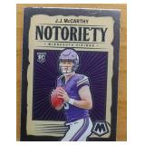 2024 Panini Mosaic #21 J.J. McCarthy Notoriety RC