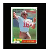 1981 Topps #216 Joe Montana ROOKIE Clean Sharp Car