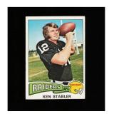 1975 Topps #380 Ken Stabler Clean Sharp Card