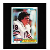 1981 Topps #316 Dan Hampton Rookie Clean Sharp Car
