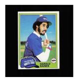 1981 Topps #347 Harold Baines Rookie NM MT