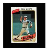 1980 Topps #245 Phil Niekro Clean Sharp Card