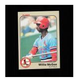 1983 Fleer #15 Willie McGee ROOKIE NM MT