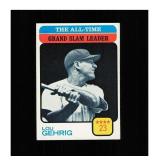 1973 Topps #472 Lou Gehrig Clean Sharp Card