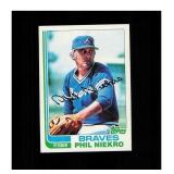 1982 Topps #185 Phil Niekro Blackless NM MT