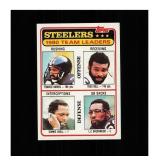 1981 Topps #526 Steelers Team Leaders NM MT