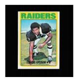 1972 Topps #186 Eugene Upshaw Rookie Clean Sharp C