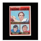 1972 Topps #4 NFC Passing Leaders Clean Sharp Card