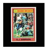 1976 Topps #6 O.J. Simpson NM MT