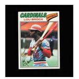 1977 Topps #355 Lou Brock Clean Sharp Card