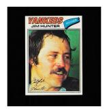 1977 Topps #280 Jim Hunter Clean Sharp Card
