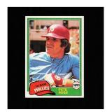 1981 Topps #180 Pete Rose Clean Sharp Card