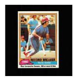1981 Topps #205 Pete Rose Clean Sharp Card