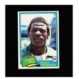 1981 Topps #261 Rickey Henderson Clean Sharp Card