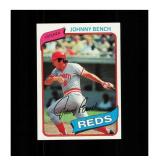 1980 Topps #100 Johnny Bench NM MT
