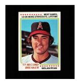 1978 Topps #6 Nolan Ryan Clean Sharp Card