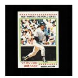 1978 Topps #7 Reggie Jackson Clean Sharp Card
