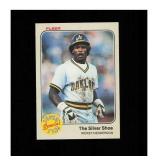 1983 Fleer #639 The Silver Shoe (Rickey Henderson)