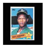 1985 Topps #706 Rickey Henderson NM MT
