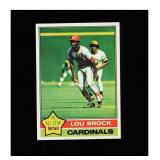 1976 Topps #10 Lou Brock Clean Sharp Card