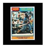 1976 Topps #1 Hank Aaron Clean Sharp Card