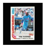 1982 Topps #3 Tim Raines NM MT