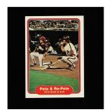 1982 Fleer #640 Pete & Re-Pete (Pete Rose &amp