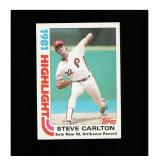 1982 Topps #1 Steve Carlton NM MT