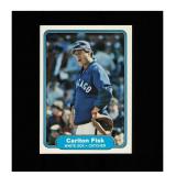 1982 Fleer #343 Carlton Fisk NM MT