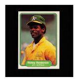 1982 Fleer #92 Rickey Henderson NM MT